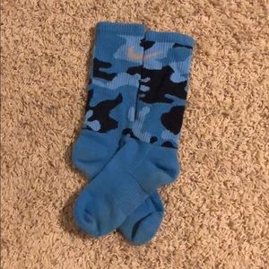 Nike blue camo socks